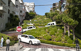 旧金山“九曲花街”人气太旺 或将收通车费