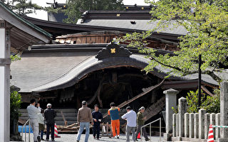 熊本地震重创文物 修复熊本城需10多年
