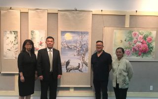 盧步慶工筆畫展9日僑教中心開幕