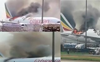 【视频】浦东机场货机起火 348架航班取消