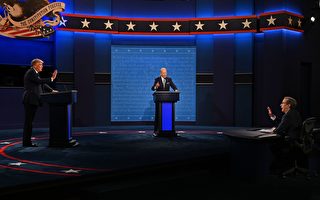 组图：美总统大选首场辩论 川普拜登激辩