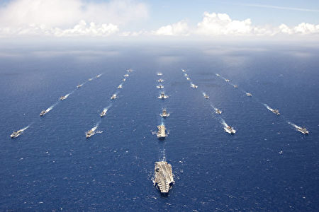 世界最大规模海军演习登场 剑指中共