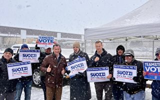 国会第三选区补选 选民无畏风雪投票
