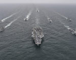 威慑朝鲜 美日韩再举行海上联合军演